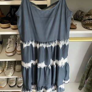 Tie dye mini dress